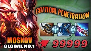 TOP GLOBAL MOSKOV BEST 1 HIT BUILD 2024 THIS BRUTAL INSANE BUILD IS TOTALLY BROKEN  MUST TRY 