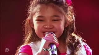 Angelica Hale w piosence Girl On Fire  w amerykańskim Mam Talent