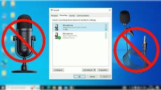 How To Fix External Microphone Not Working In Windows 1011