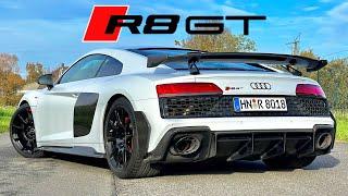AUDI R8 GT - RWD V10 with 620HP  REVIEW on AUTOBAHN