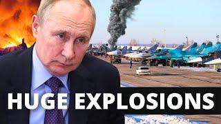 KEY RUSSIAN BASE BURNS ISRAEL ON BRINK OF WAR Breaking Ukraine War News With The Enforcer 878