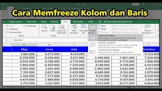 Cara Memfreeze Kolom dan Baris di Excel