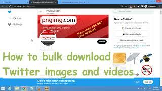 How to download all Twitter media at once both images and videos