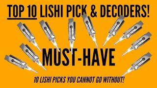 Top 10 Lishi Pick & Decoders Best Starter Set For Auto Locksmiths