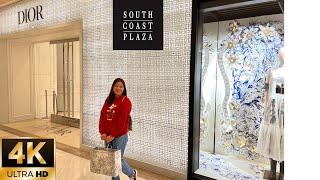 WALKING Tour - SOUTH COAST PLAZA in Costa Mesa CA Where Luxury And Fun Come Together 4K UHD