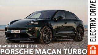 2024 Porsche Macan E Turbo Fahrbericht Probefahrt Test Review Verbrauch  Electric Drive Check