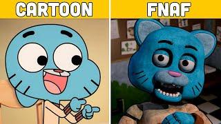 Turning Famous Cartoon Characters Into FNAF Animatronics