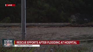 I-26 bridges in Unicoi County a total loss due to flooding sheriff says