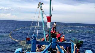 purse seine this is how Acehnese fishermen catch fish during the day  km. KURNIA SEA - 01