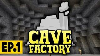 Minecraft Cave Factory  A NEW GENERATION OF STONEBLOCK #1 Modded Questing Stoneblock