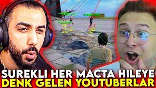 BARIŞ G VE DİĞER YOUTUBERLARIN HER MAÇINA HİLE DENK GELDİĞİ ANLAR 6 PUBG Mobile