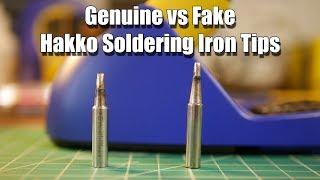 Genuine vs Fake Hakko Soldering Iron Tips