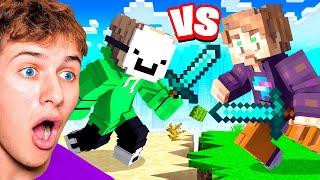 MrBeast vs DREAM Minecraft BATTLE full fight