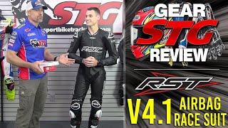 RST V4.1 Evo Kangaroo Airbag One Piece Leather Race Suit Review