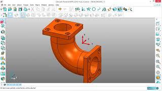 Powershape Tutorial No.81 - 3D CAD Practice in powershape 2015