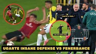 Manuel Ugarte Super Defense Made Jose Mourinho Furious and Got a Red Card