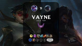 Vayne Top vs Udyr - EUW Master Patch 14.1