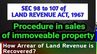 SEC 98-107 of LAND REVENUE ACT 1967 I Deposit of Sale I Consequences of Failure to Deposit I Re-Sale