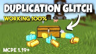 1.19 EASY Duplication Glitch *UNLIMITED ITEMS* Minecraft PEBedrockEdu Edition MCPEPS4Xbox