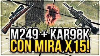 ¡M249 Y KAR98K CON MIRA X15 - PLAYERUNKNOWNS BATTLEGROUNDS GAMEPLAY ESPAÑOL PUBG  Winghaven