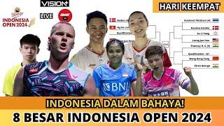 OPTIMIS JADWAL DAN DRAW PEREMPAT FINAL INDONESIA OPEN 2024 #indonesiaopen2024