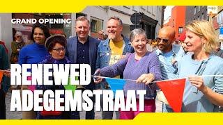 Mechelen Adegemstraat Feestelijke opening vernieuwde Fiets- en Wandelstraat