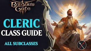 Baldurs Gate 3 Cleric Guide - All Subclasses Life Light Trickery Knowledge Nature Tempest War