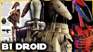 The Most DEADLY Droid in History  B1 Battle Droid COMPLETE Breakdown