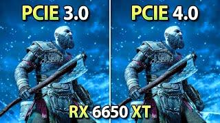 PCIe 3.0 vs 4.0 - RX 6650 XT Does it Matter?