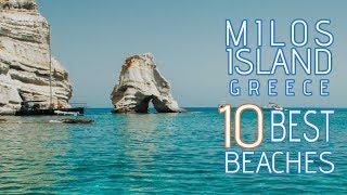 Milos island best beaches  -  Best beaches in Greece  -  2019  4k