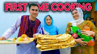 First Time Coocking After Wedding ️️ دست عروس را در آرد زدن یا اولین آشپزی عروس