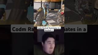 CODM Ranked Teammates in a Nutshell  #shorts #memes #callofdutymobile