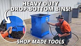 DIY Heavy Duty Drop-Bottom Bins for the Workshop  Shop Made Tools