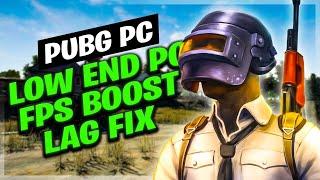 PUBG PC Low End Pc- Fix lag & boost fps 