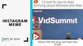 Stop Worrying About Followers and Likes – GaryVee Instagram Video