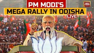 PM Modi LIVE PM Modi Holds Mega Rally In Odisha  PM Modi Speech LIVE  Lok Sabha Elections 2024