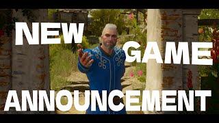 New Game Announcement by Geralt  Witcher 4  A New Saga Begins  Corvo Bianco  Storyboard UI  4K