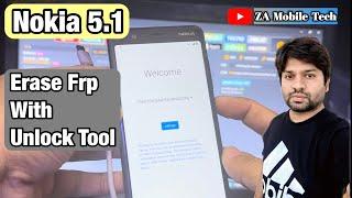 Nokia 5.1 Frp Bypass With Unlock Tool  Erase Frp 2023  Unlock Tool  Za Mobile Tech