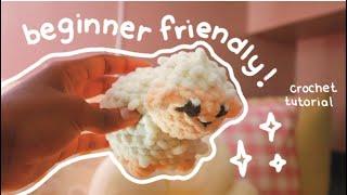 Full Tutorial Crochet Sheep Plushie Pattern beginner friendly from start to finish REUPLOAD