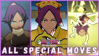 All Yoruichi Shihoin Special Moves Bleach Brave Souls