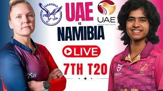 Namibia Women vs UAE Women live 7th Match  NAM W vs UAE W live  live cricket match today