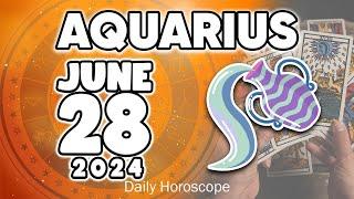 𝐀𝐪𝐮𝐚𝐫𝐢𝐮𝐬   𝐈𝐍𝐂𝐑𝐄𝐃𝐈𝐁𝐋𝐄 𝐎𝐏𝐏𝐎𝐑𝐓𝐔𝐍𝐈𝐓𝐘  𝐇𝐨𝐫𝐨𝐬𝐜𝐨𝐩𝐞 𝐟𝐨𝐫 𝐭𝐨𝐝𝐚𝐲 JUNE 28 𝟐𝟎𝟐𝟒 #horoscope  #tarot #zodiac