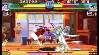 Marvel vs Capcom 1  Arcade  - Lilith  Morrigan Playthrough  Nov 24 2016 