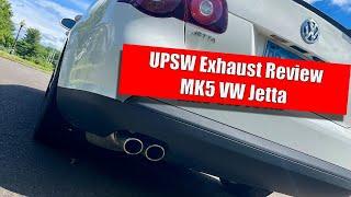 UPSW Auto Parts Exhaust Review on a VW MK5 Jetta
