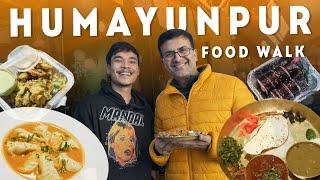 Unseen Humayunpur North Eastern Food Hub Food Tour in South Delhi I Nepali + Korean  Chana Chaat