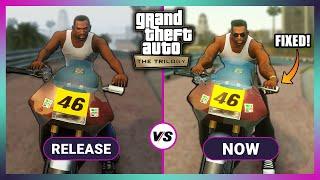 GTA Trilogy Definitive Edition - Release vs Now 2024 Comparison