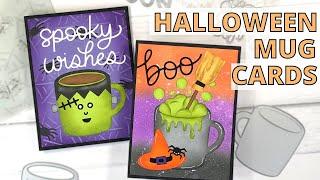 Halloween Mug Cards  Pretty Pink Posh Blog Hop