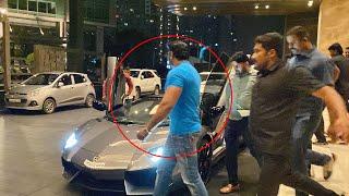 Actor DARSHAN Kranti Movie  ENTRY to MALL in LAMBORGHINI  D Boss