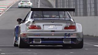 BMW M3 E46 GTR Grand-Am with S62 4.9 NA V8 Engine  BRUTAL Raw Sounds feat OnBoard Footage