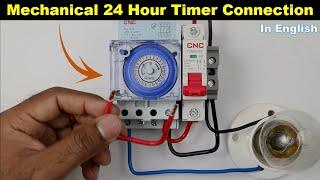 Mechanical 24-Hour Timer Connection and Time Setting @TheElectricalGuy